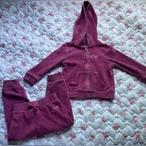 Juicy couture girl’s tracksuit